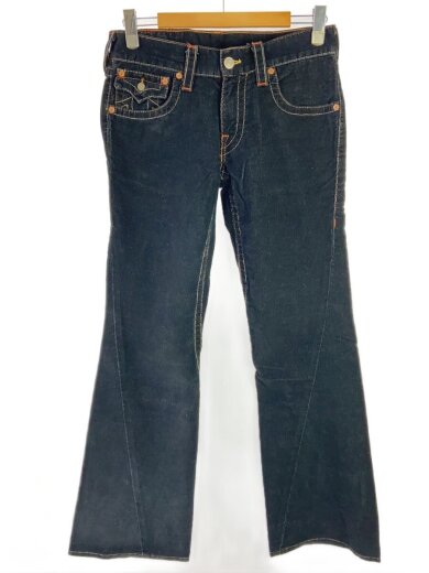 画像：TRUE RELIGIONUSA製/ブーツカットパンツ/31/コーデュロイ/BLK/無地1