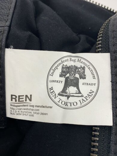 商品画像：REN/スクエアショルダーバッグ/レザー/BLK/無地 7