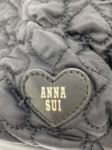 画像：ANNA SUIトートバッグ/--/BLK/キルティング/ハピネス/チャーム付き5