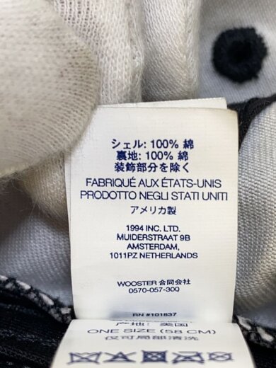 商品画像：25SS/Pigment Coated Canvas S Logo 6-Panel/キャップ/BLK 6