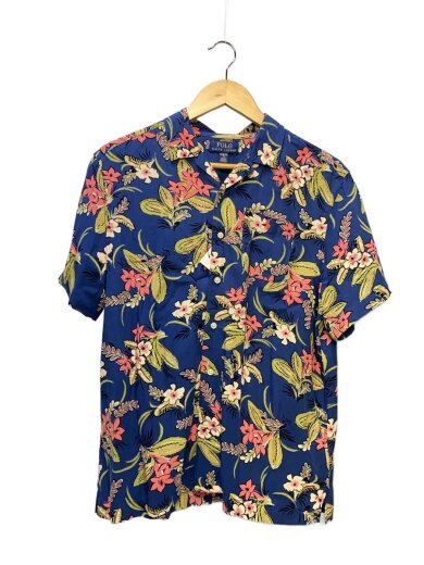 商品画像：アロハシャツ/XL/レーヨン/NVY/総柄/323909629001 1