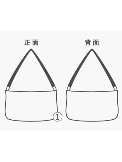 商品画像：トートバッグ/セミショルダー/レザー/WHT/M1112-712-01 8