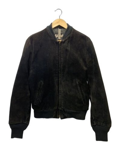商品画像：USA製/ジャケット/38/スウェード/BLK 1