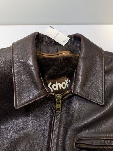 商品画像：USA製/シングルライダースジャケット/42/レザー/BRW/643 6