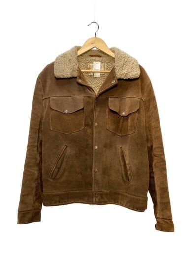 商品画像：USA製/Rancher Schott Bros/ランチジャケット/--/スウェード/BRW 1