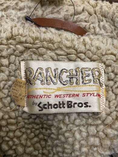 商品画像：USA製/Rancher Schott Bros/ランチジャケット/--/スウェード/BRW 3