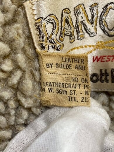 商品画像：USA製/Rancher Schott Bros/ランチジャケット/--/スウェード/BRW 4