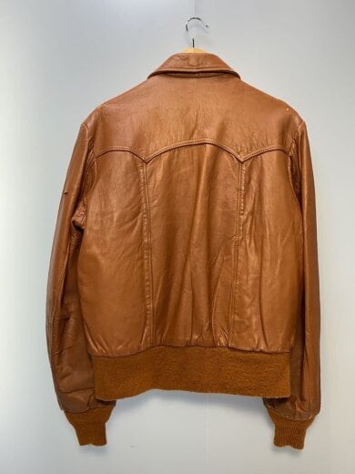 商品画像：USA製/70s/レザージャケット・ブルゾン/42/レザー/BRW 2