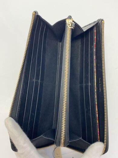 商品画像：長財布/レザー/BLK/無地/メンズ 4