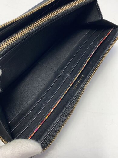 商品画像：長財布/レザー/BLK/無地/メンズ 6