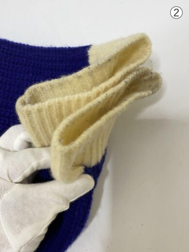 商品画像：ニット・セーター(厚手)/M/ウール/BEG/ボーダー/626257 7