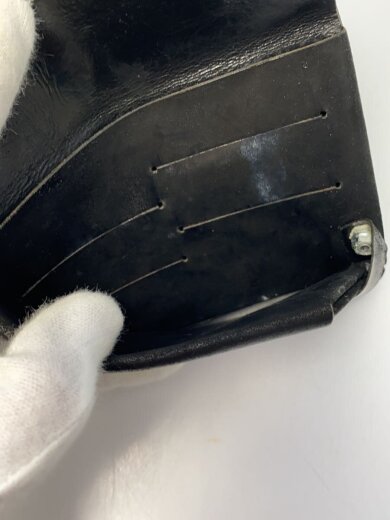 商品画像：3つ折り財布/レザー/BLK/メンズ 6