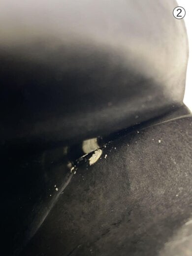 商品画像：3つ折り財布/レザー/BLK/メンズ 8