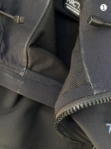 商品画像：GAMMA HOODY/ジャケット/M/ナイロン/BLK 6