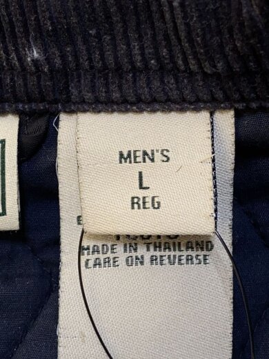 商品画像：キルティングジャケット/コーデユロイ切り替え/L/ポリエステル/BLK 4