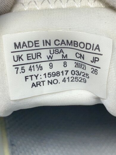 商品画像：xt-6/ローカットスニーカー/26cm/WHT/412529// 5