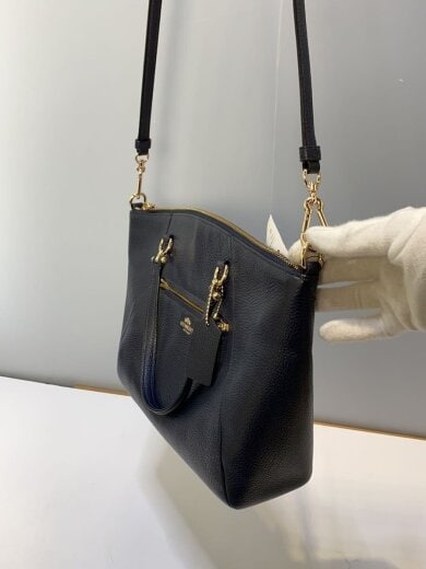 商品画像：ショルダーバッグ/レザー/NVY/無地 2