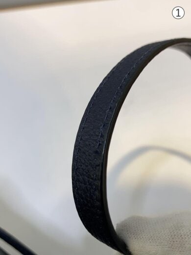 商品画像：ショルダーバッグ/レザー/NVY/無地 7