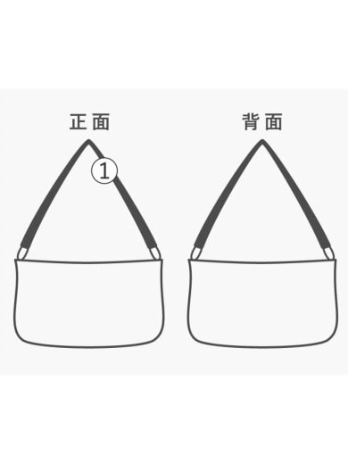 商品画像：ショルダーバッグ/レザー/NVY/無地 8