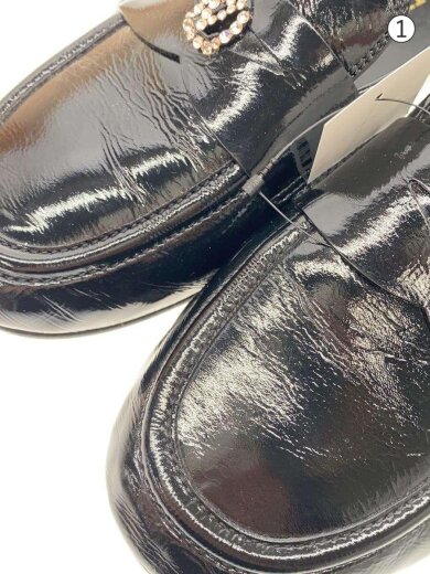 商品画像：ローファー/パテントレザー/40/BLK 7
