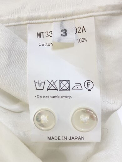 商品画像：GIZA SUVIN/長袖シャツ/3/コットン/WHT/MT3303-0602A// 4