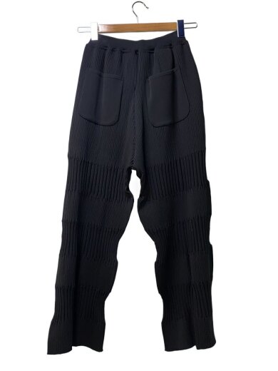 商品画像：Soft fluted pants /ボトム/1/ポリエステル/BLK/CF004KF017// 2