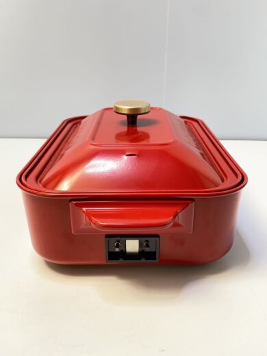 商品画像：2020年製/ホットプレート・グリル鍋/BOE021/RED// 2