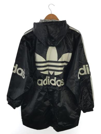 画像：adidasナイロンジャケット/L/ナイロン/ブラック/無地/AA-4061/デサント性2