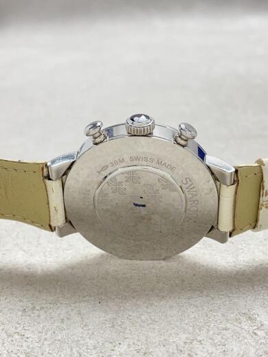 画像：Swarovskiクォーツ腕時計/アナログ/レザー/IVO/CRM3