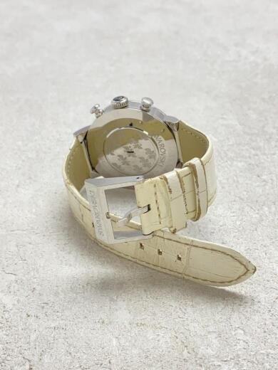 画像：Swarovskiクォーツ腕時計/アナログ/レザー/IVO/CRM4