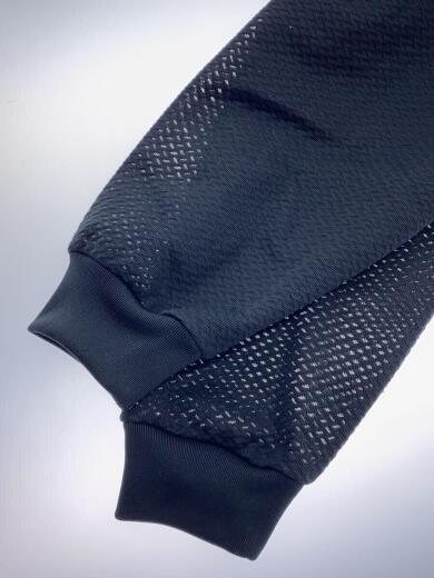 画像：adidasトレフォイルロゴシースルースウェット/M/コットン/BLK/CW49615