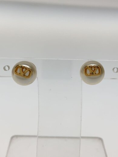 画像：VALENTINOパールピアス/--/GLD/レディース/ZW2J0E35UXM//1