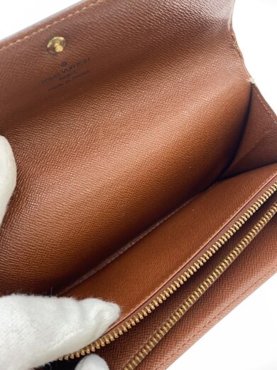 商品画像：2つ折り財布/レザー/BRW/総柄/レディース 6