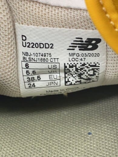 商品画像：U220/イエロー/24cm/YLW 5