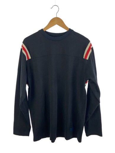 商品画像：フットボールTEE/長袖Tシャツ/XL/コットン/BLK 1