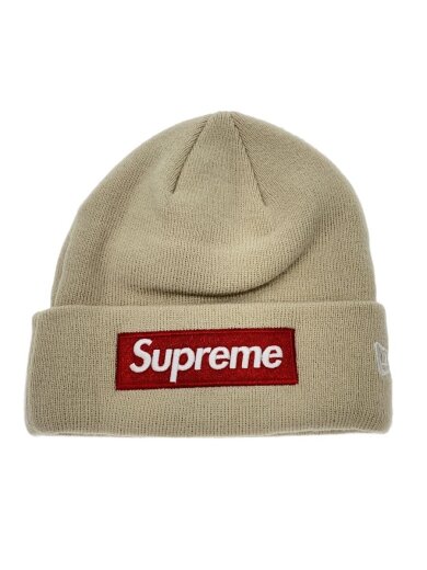 商品画像：NEW ERA/box logo beanie/ニットキャップ/--/アクリル/BEG/メンズ 1