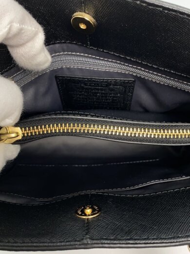 商品画像：ハンドバッグ/レザー/BLK/無地/L1380 6