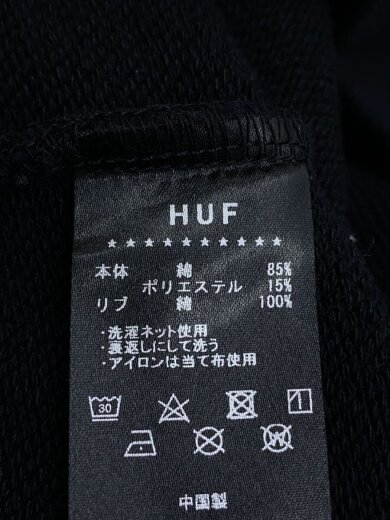 商品画像：ジップパーカー/L/コットン/BLK 4
