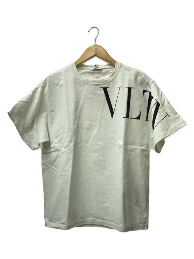 画像：VALENTINOTシャツ/S/コットン/WHT/シミ有//1