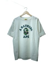 ABC CAMO COLLEGE TEE/Tシャツ/XL/コットン/WHT