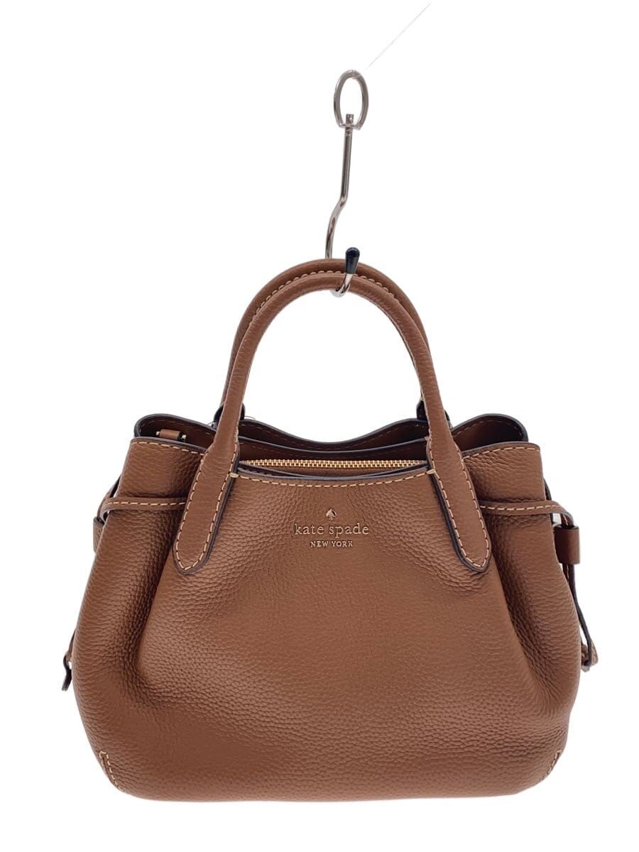 kate spade new york / ダンプリング/ハンドバッグ/レザー/BRW