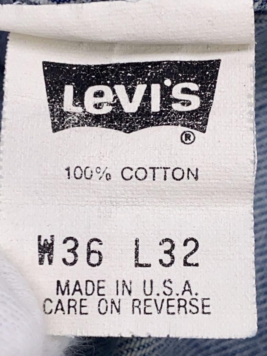 Levi’s / ストレートパンツ/36/デニム/IDG/MADE IN USA/501-0191