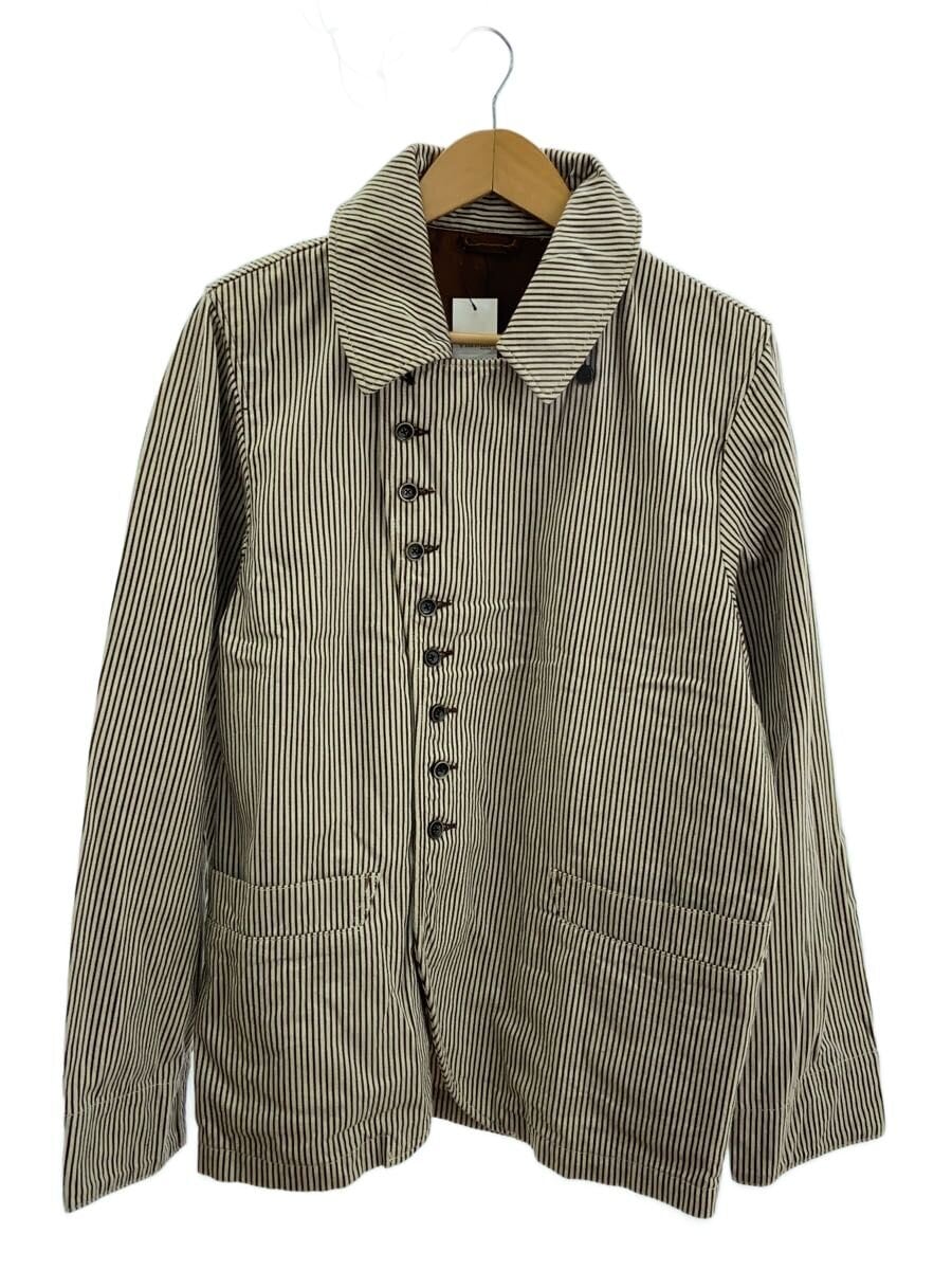 KAPITAL / ジャケット/2/コットン/BRW/ストライプ