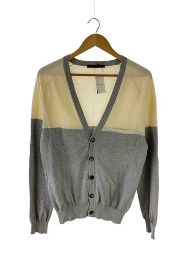 商品画像：カーディガン(薄手)/M/コットン/カシミヤ混/汚れ有 1