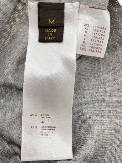 商品画像：カーディガン(薄手)/M/コットン/カシミヤ混/汚れ有 4