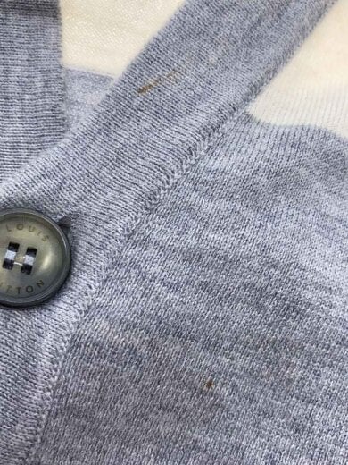 商品画像：カーディガン(薄手)/M/コットン/カシミヤ混/汚れ有 6