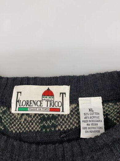 商品画像：FLORENCE TRICOT/ニット・セーター(厚手)/XL/コットン/マルチカラー 3