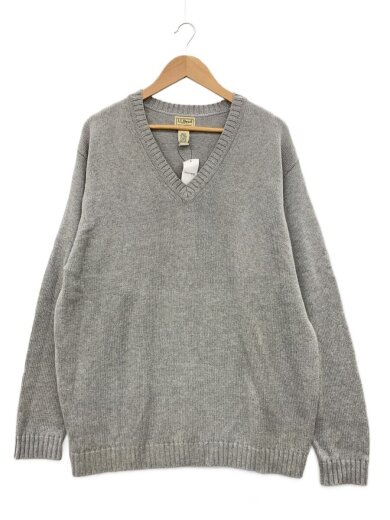 商品画像：90s-00s/ニット・セーター(厚手)/L/コットン/GRY/無地// 1