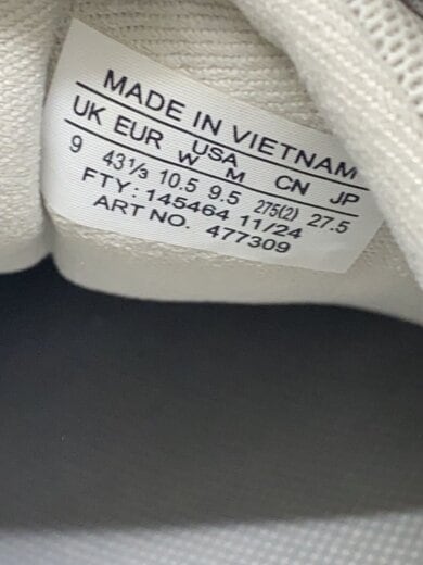 商品画像：ローカットスニーカー/27.5cm/WHT/477309 5