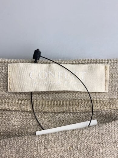 商品画像：リネンインレーボートネックプルオーバー長袖カットソー/4/リネン/CRM/無地/02251-0021 3